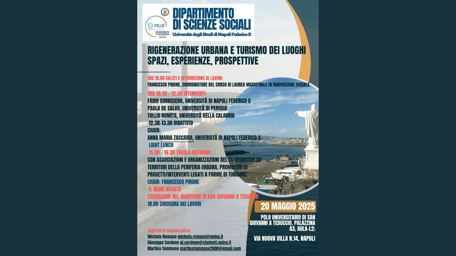 Tourism and Social Innovation: A comparison afternoon at the Federico II of Naples