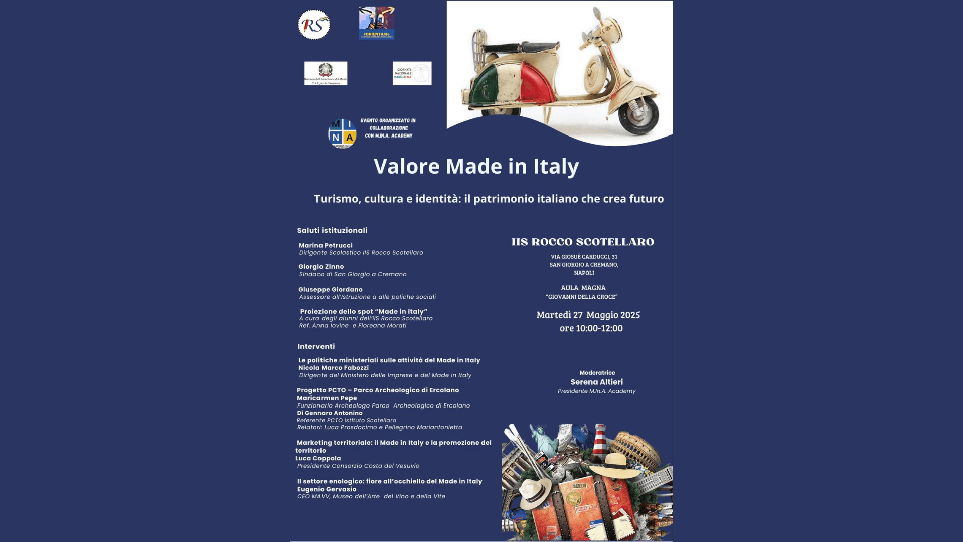 Tourism, culture and identity: the Italian heritage that creates future.