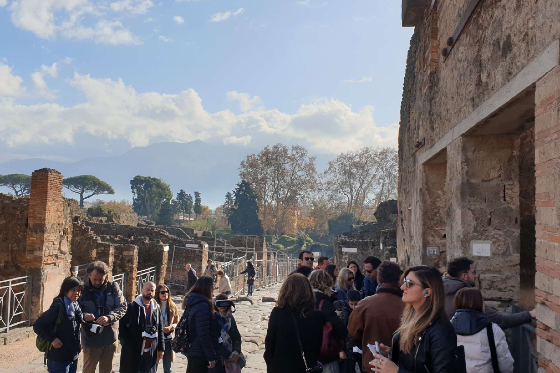 Pompei group tour with train & ticket included from Sorrento 